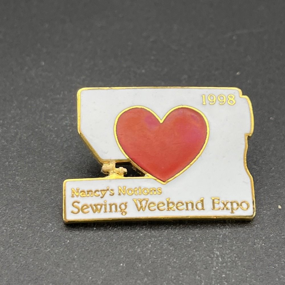 Vintage 1998 Nancy's Notions Sewing Weekend Expo Lapel Hat Pin